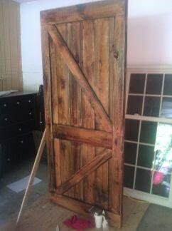 Barn Door using aged Oak